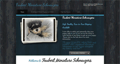 Desktop Screenshot of faubertminiatureschnauzers.com